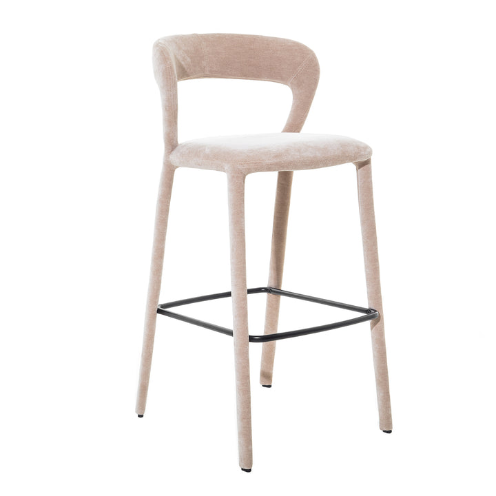 Cruise Upholstered Bar Stool - Taupe