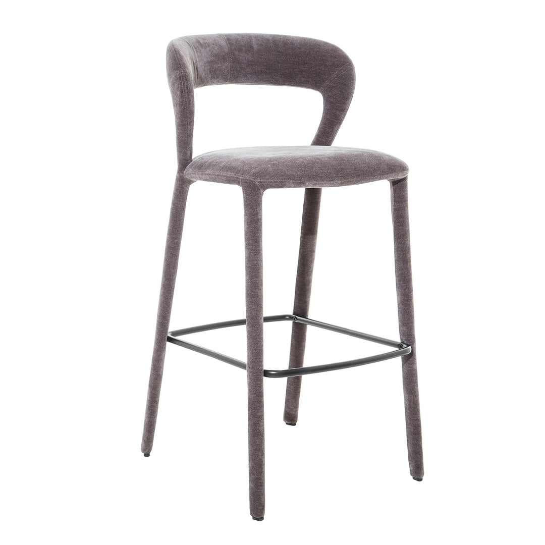 Cruise Upholstered Bar Stool - Grey