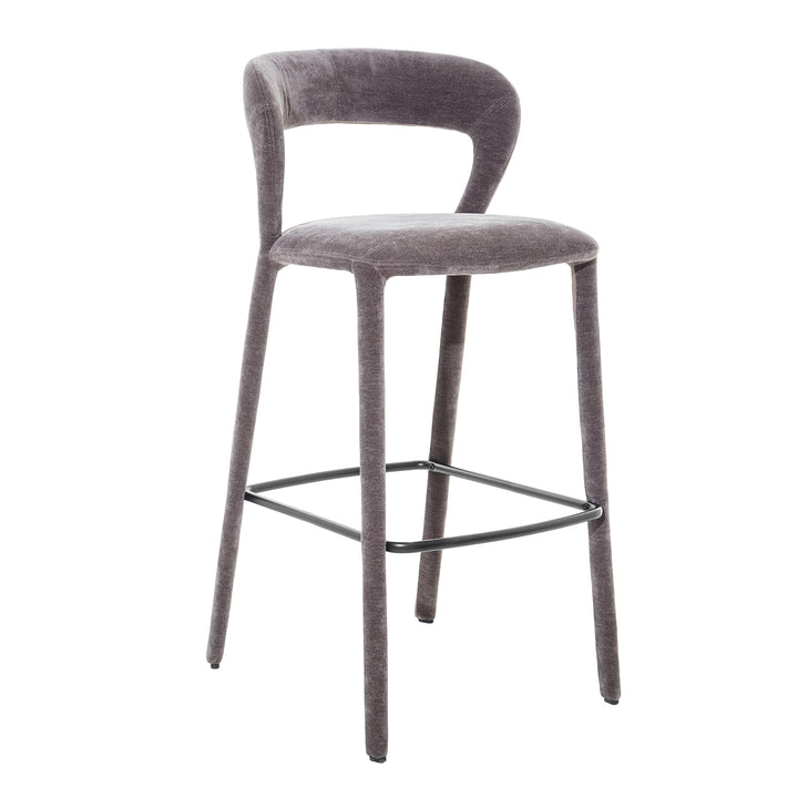 Cruise Upholstered Bar Stool - Grey