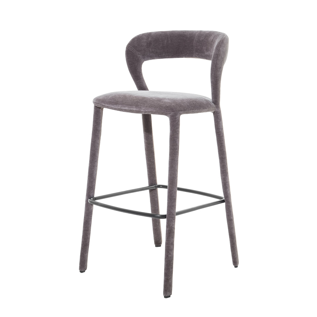 Cruise Upholstered Bar Stool - Grey