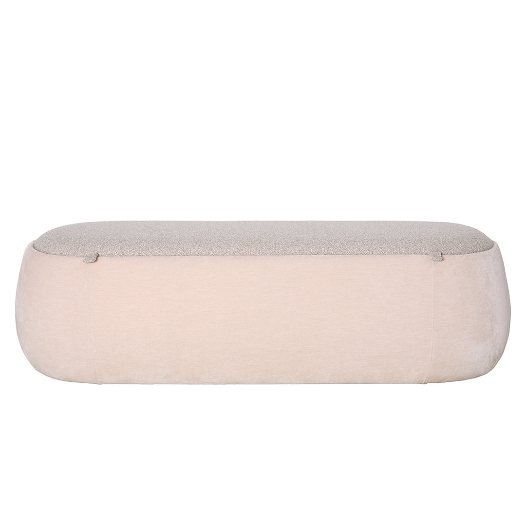 Clemance Storage Bench - Mushroom