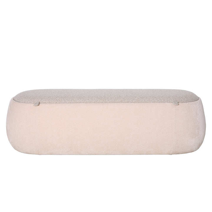 Clemance Storage Bench - Mushroom