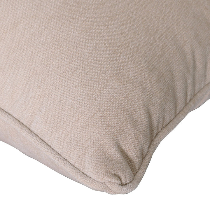 Eden Cushion 47x47cm - Warm Stone Velvet