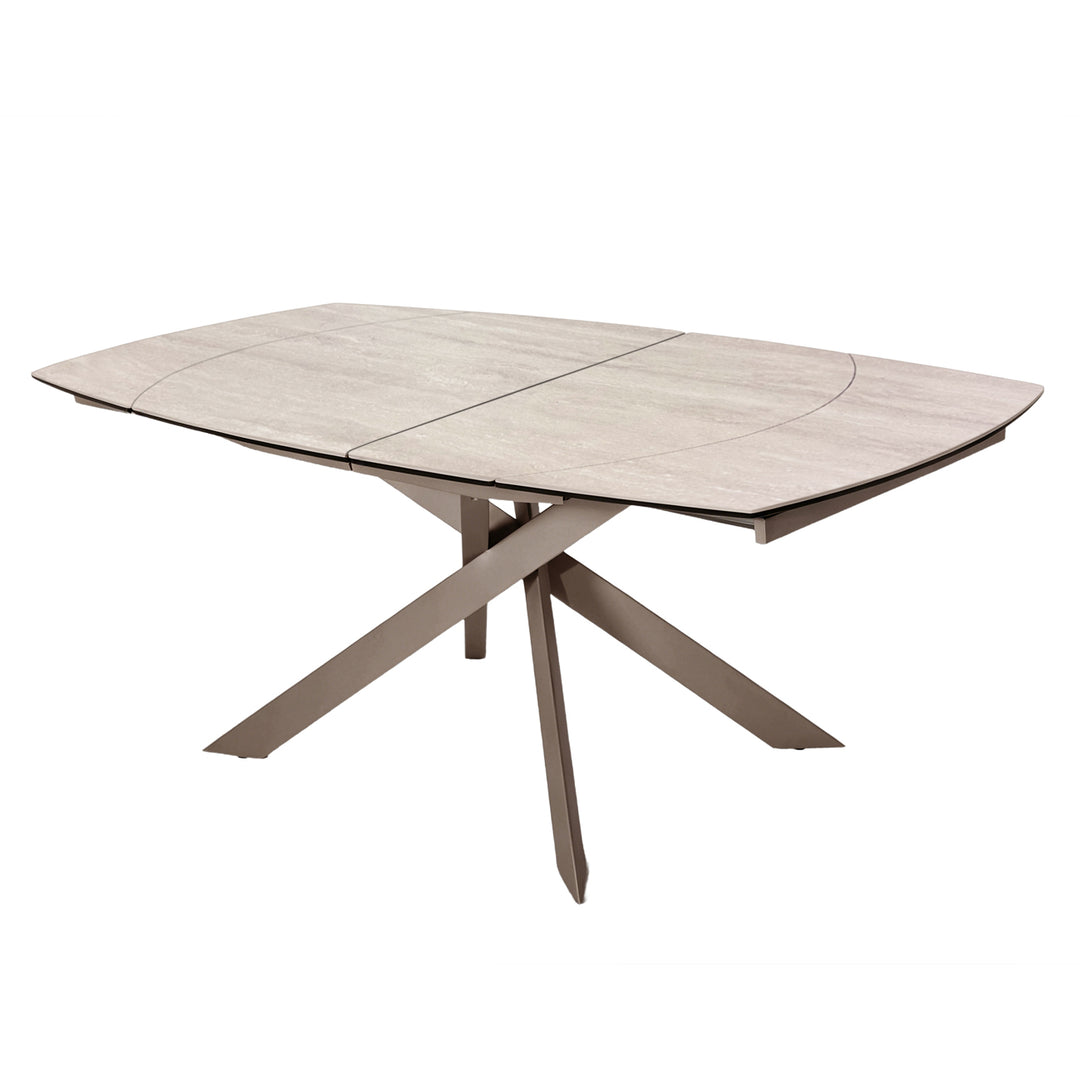 Themsby Extendable Dining Table - Warm Stone