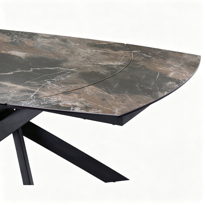 Themsby Extendable Dining Table - Smoked Stone
