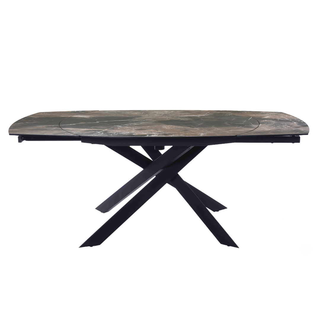Themsby Extendable Dining Table - Smoked Stone