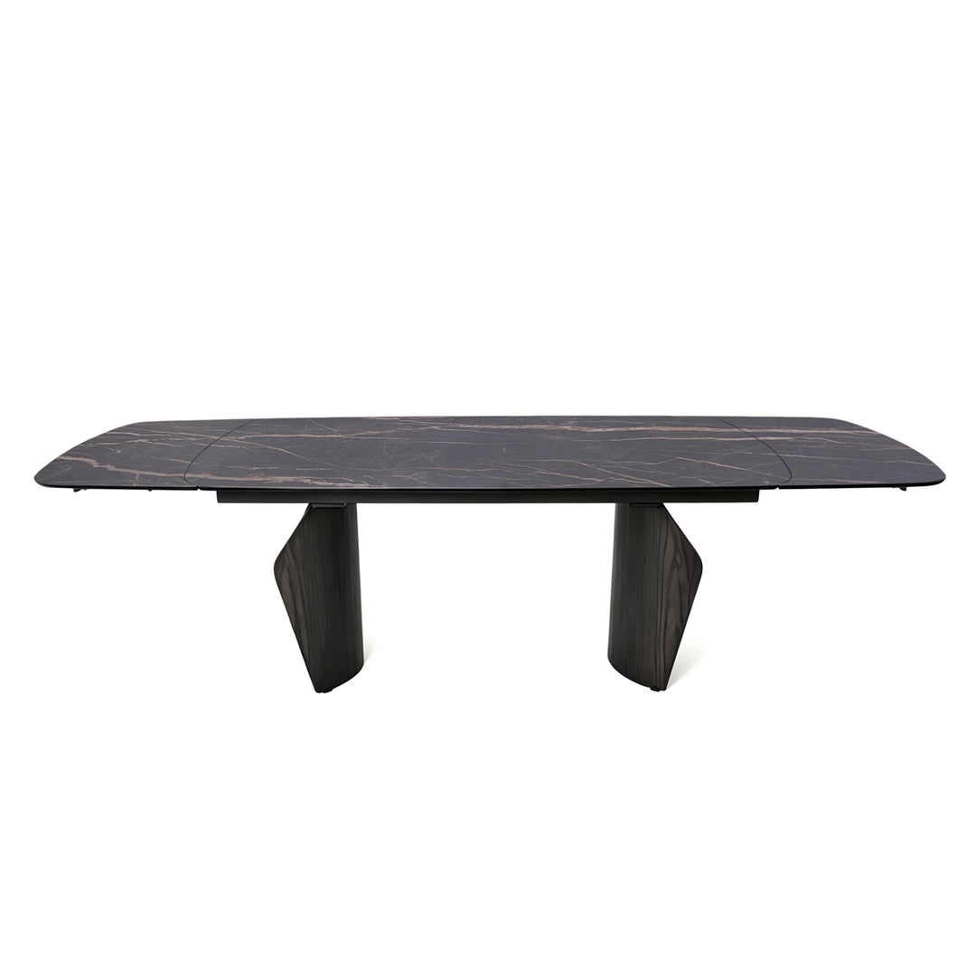 Branwick Extendable Dining Table - Deep Charcoal