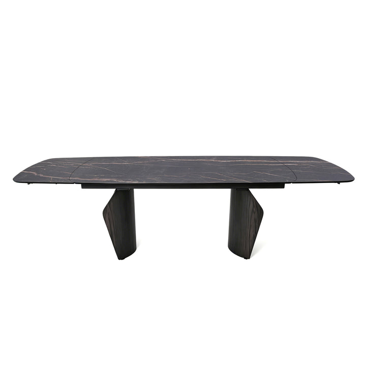 Branwick Extendable Dining Table - Deep Charcoal