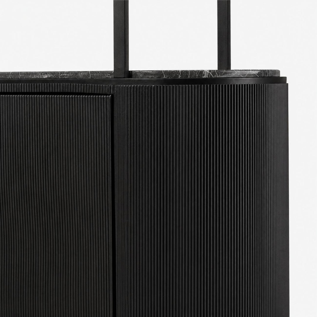 Belvedere Black Shelving Unit