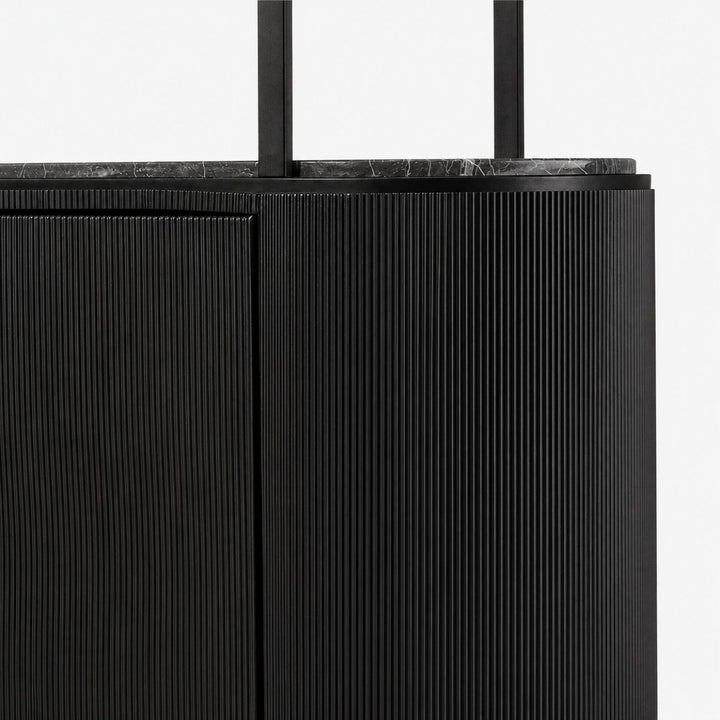 Belvedere Black Shelving Unit
