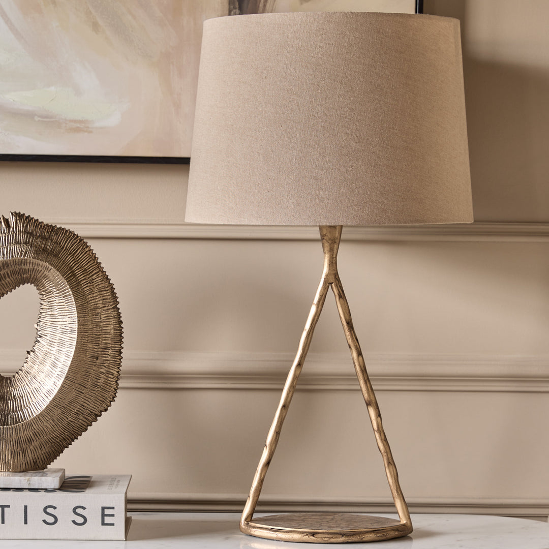 Nethercourt Hammered Iron Table Lamp