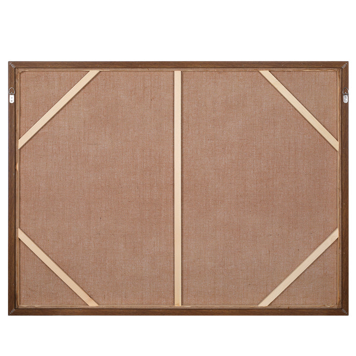Stone Poise Heavy Textured Hessian Wall Art