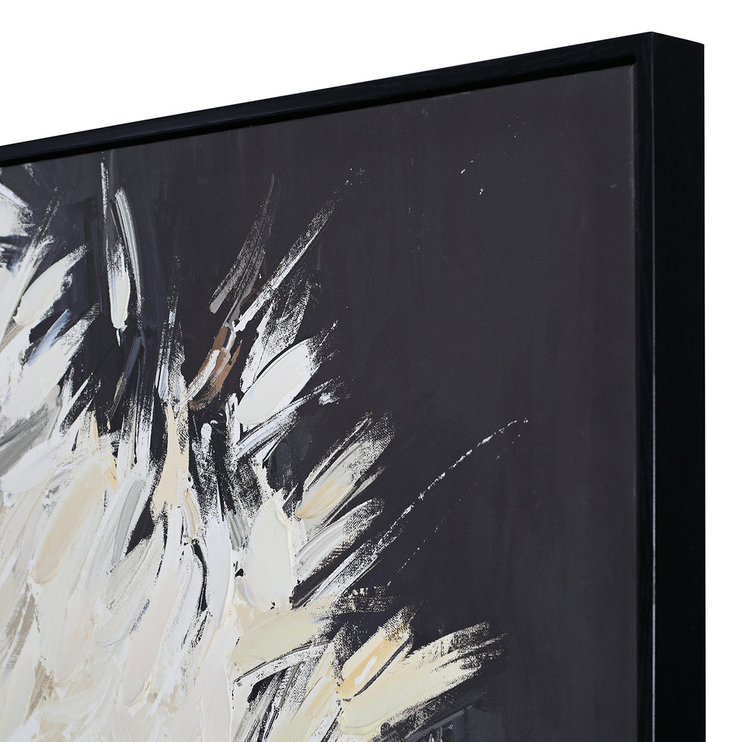 Hidden Muse Hand Embellished Framed Canvas Wall Art