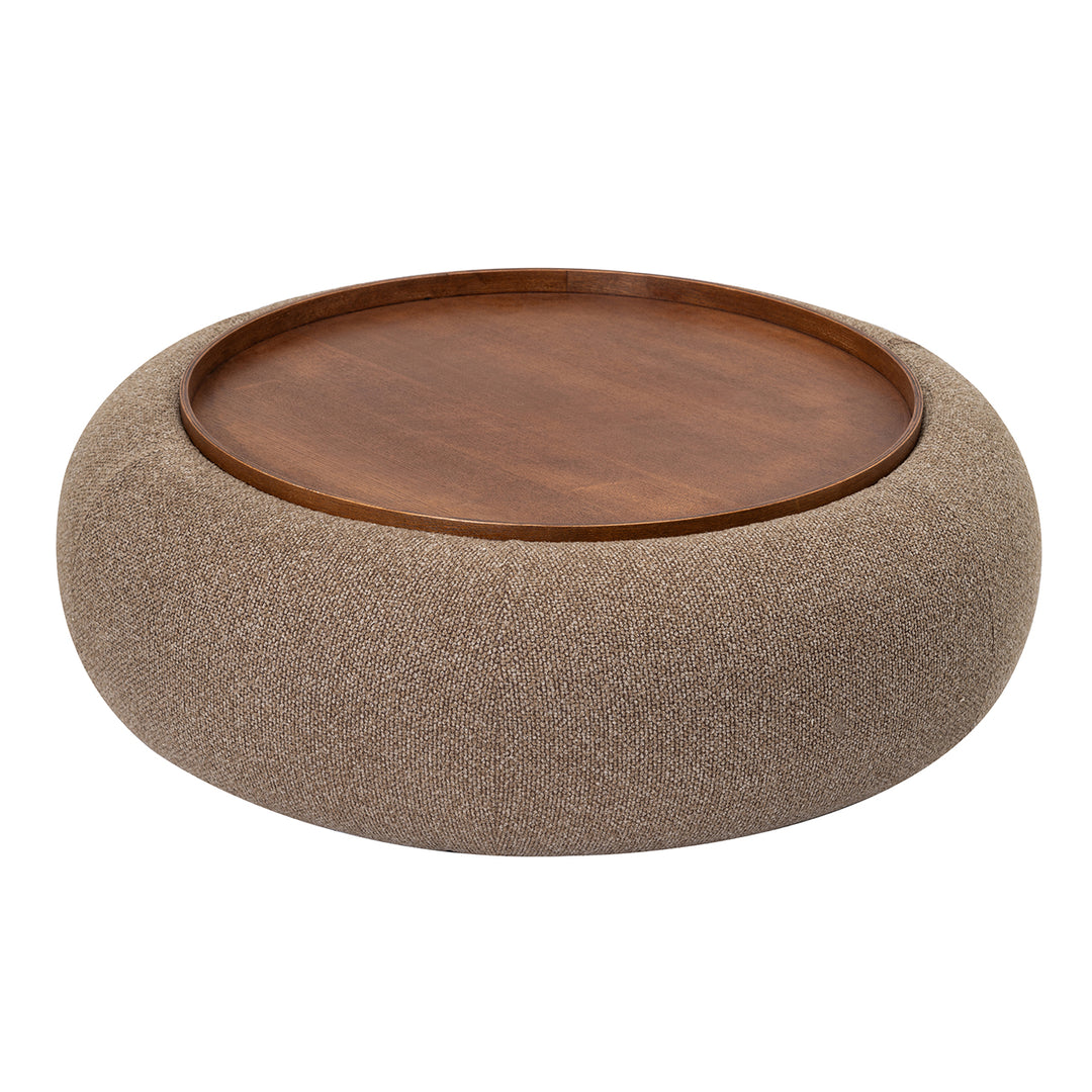 Gensen Large Ottoman - Coffee