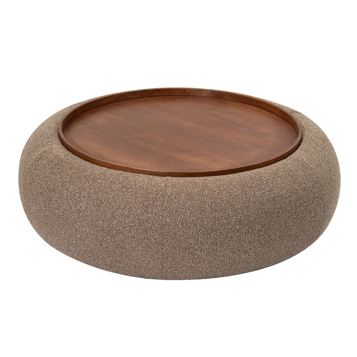 Gensen Large Ottoman - Coffee