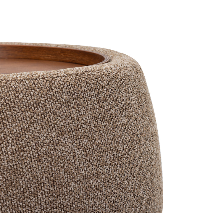 Gensen Small Ottoman - Coffee