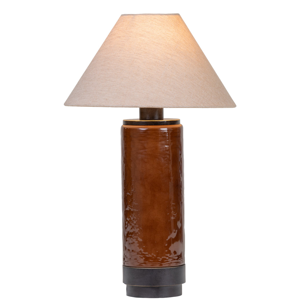 Duthie Table Lamp - Coffee Brown