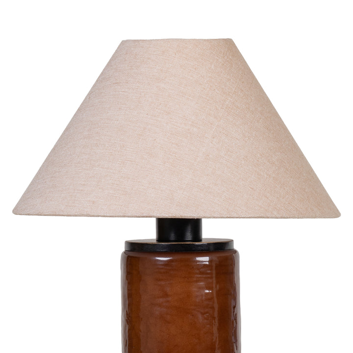 Duthie Table Lamp - Coffee Brown