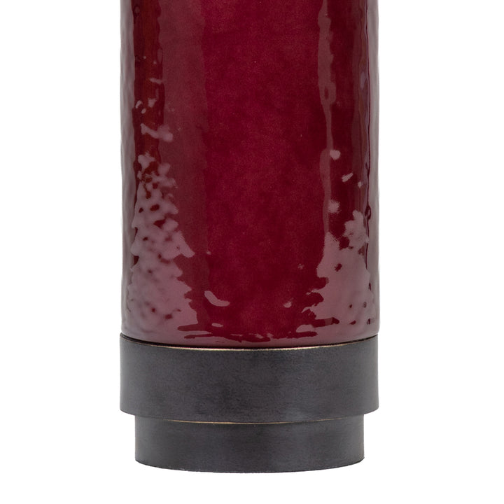 Duthie Table Lamp - Merlot Red