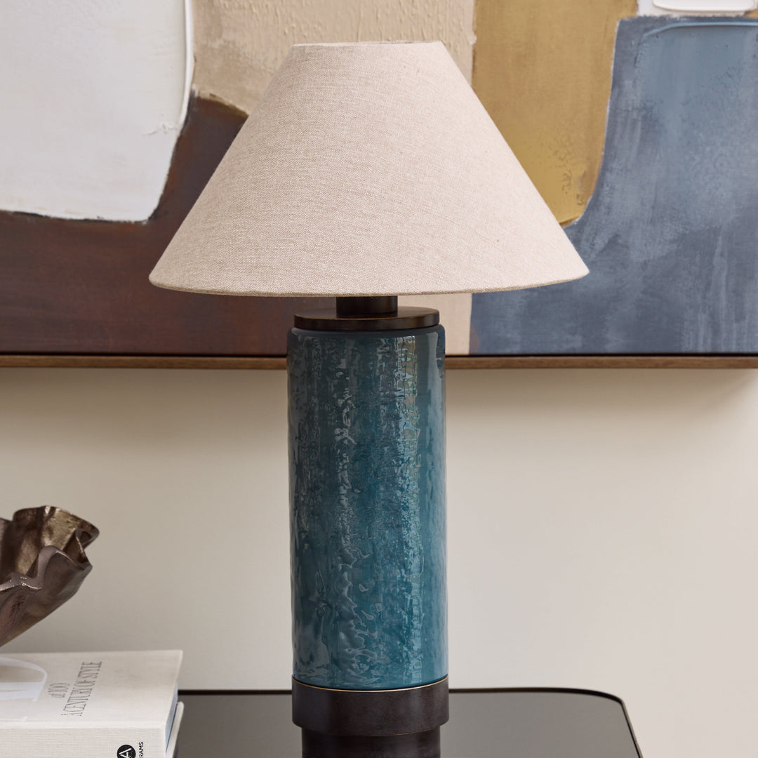 Duthie Table Lamp - Dolphin Blue