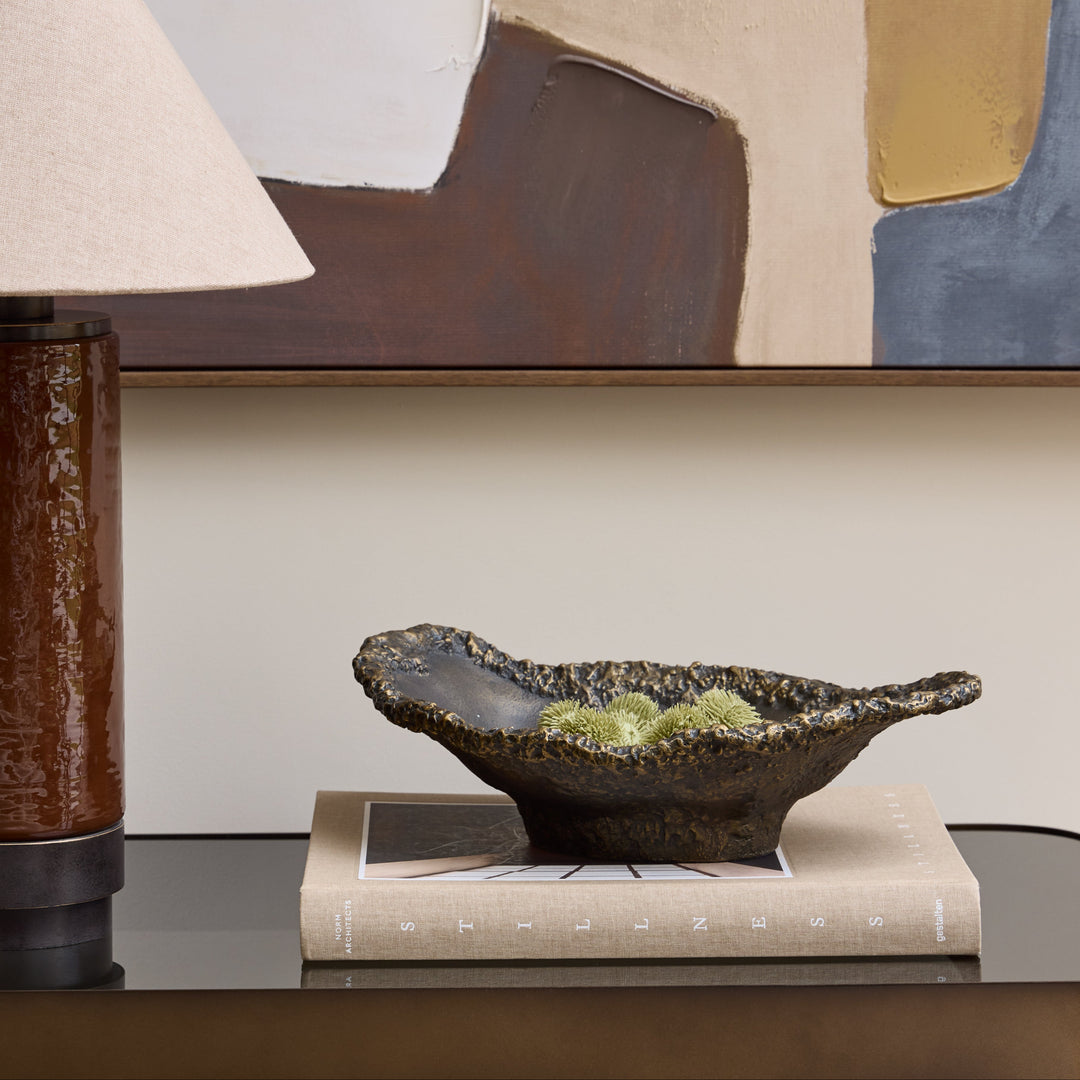 Basalt Decorative Aluminium Bowl