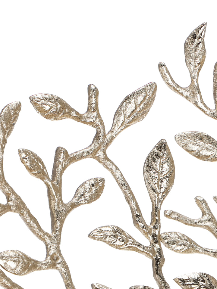Floret Champagne Gold Brass Bowl