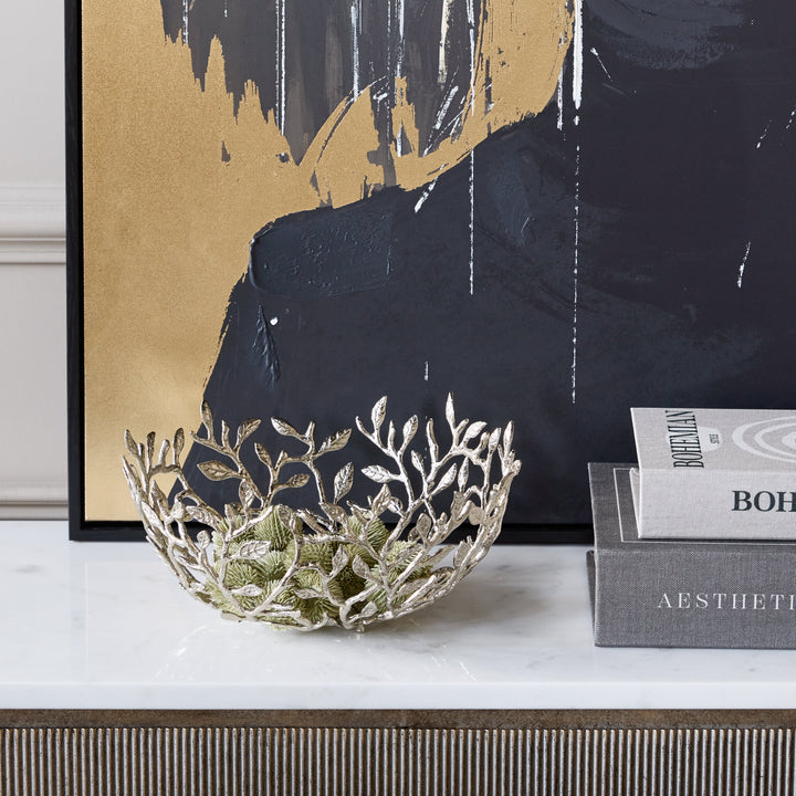 Floret Champagne Gold Brass Bowl