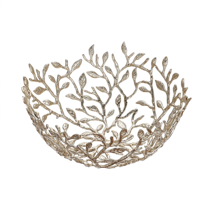 Floret Champagne Gold Brass Bowl