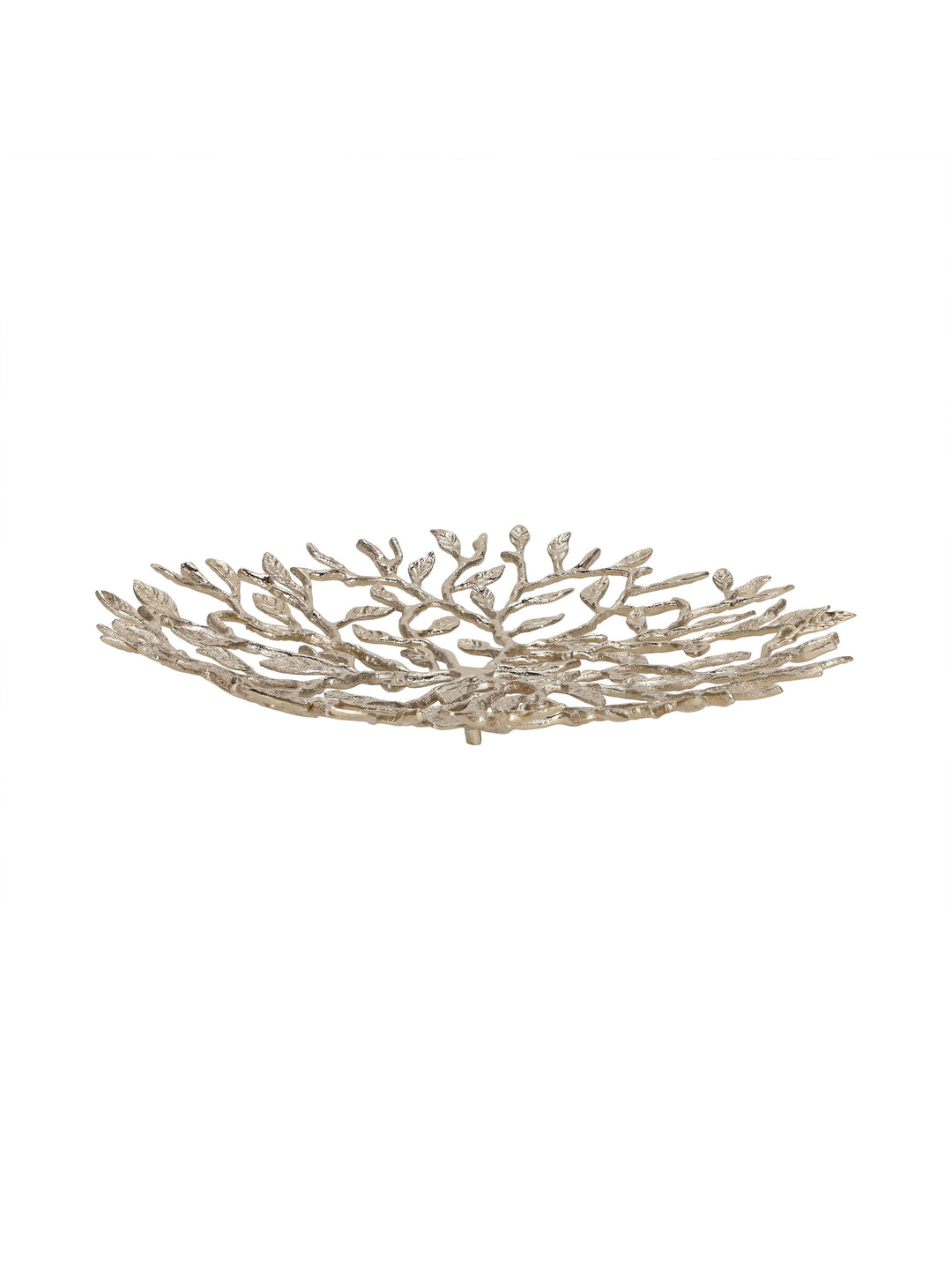 Floret Champagne Gold Brass Platter