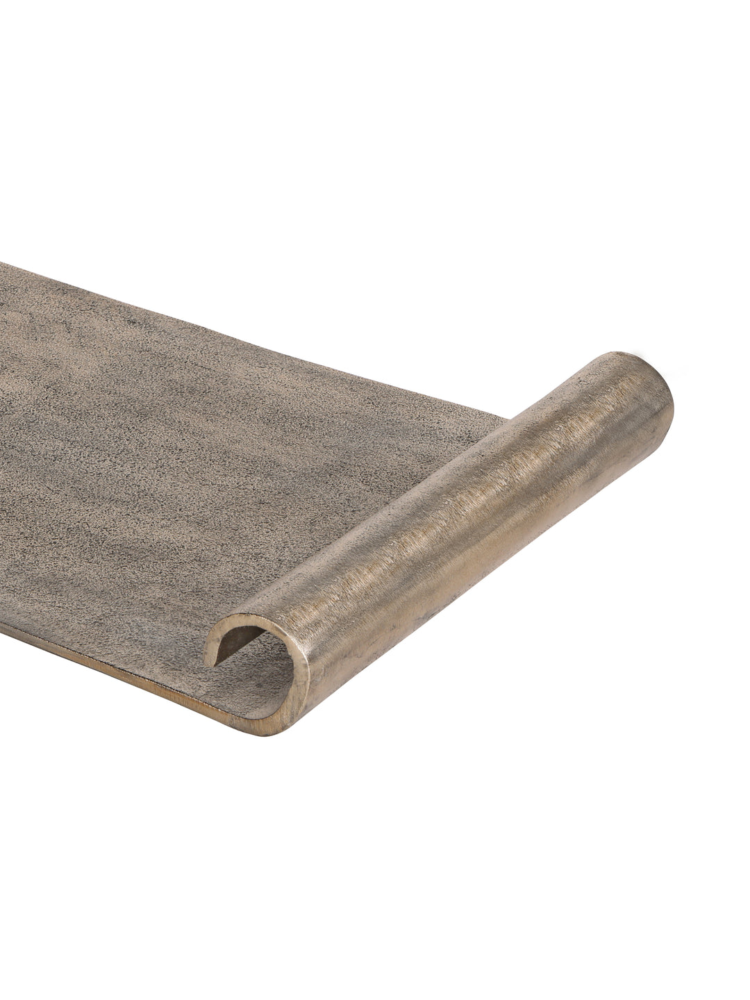 Hillcrest Scroll Antique Gold Aluminium Tray