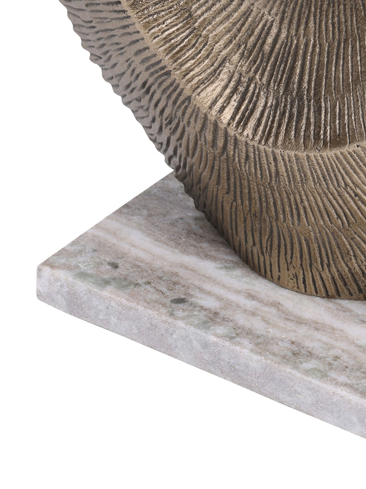 Hillcrest Antique Gold Aluminium Sculpture
