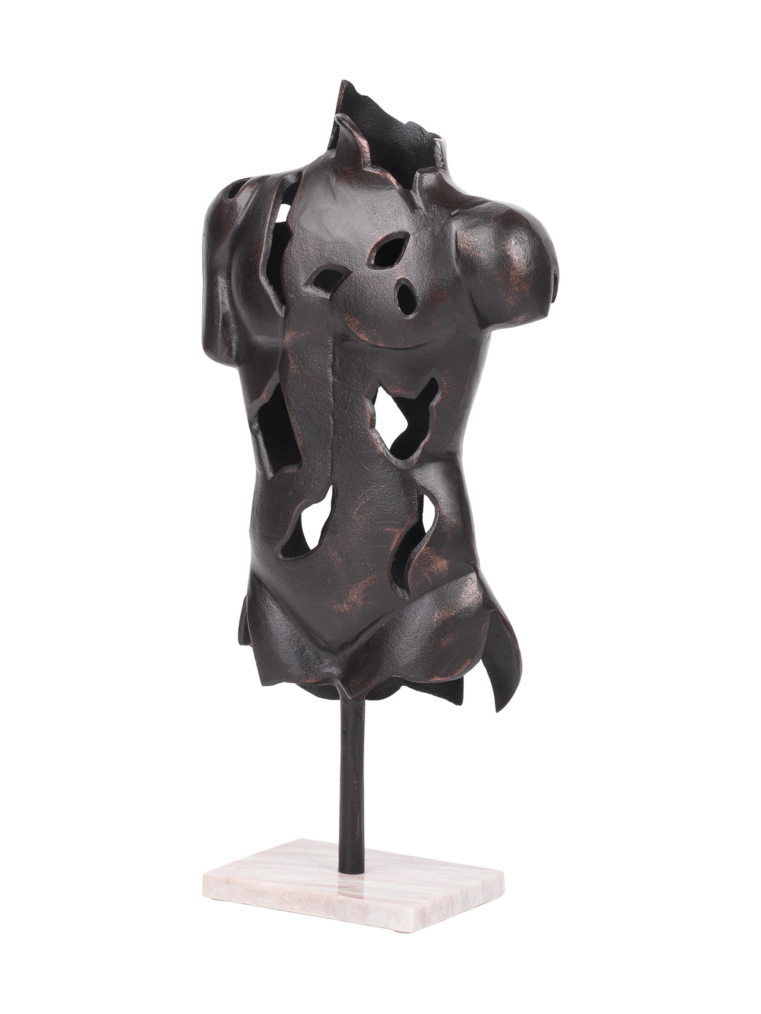 Stanton Torso Antique Black Aluminium Sculpture