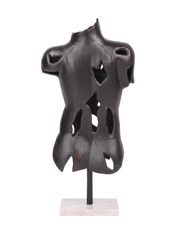 Stanton Torso Antique Black Aluminium Sculpture