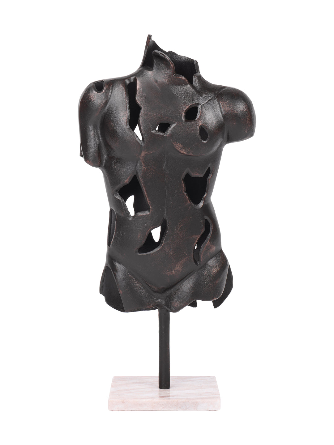 Stanton Torso Antique Black Aluminium Sculpture