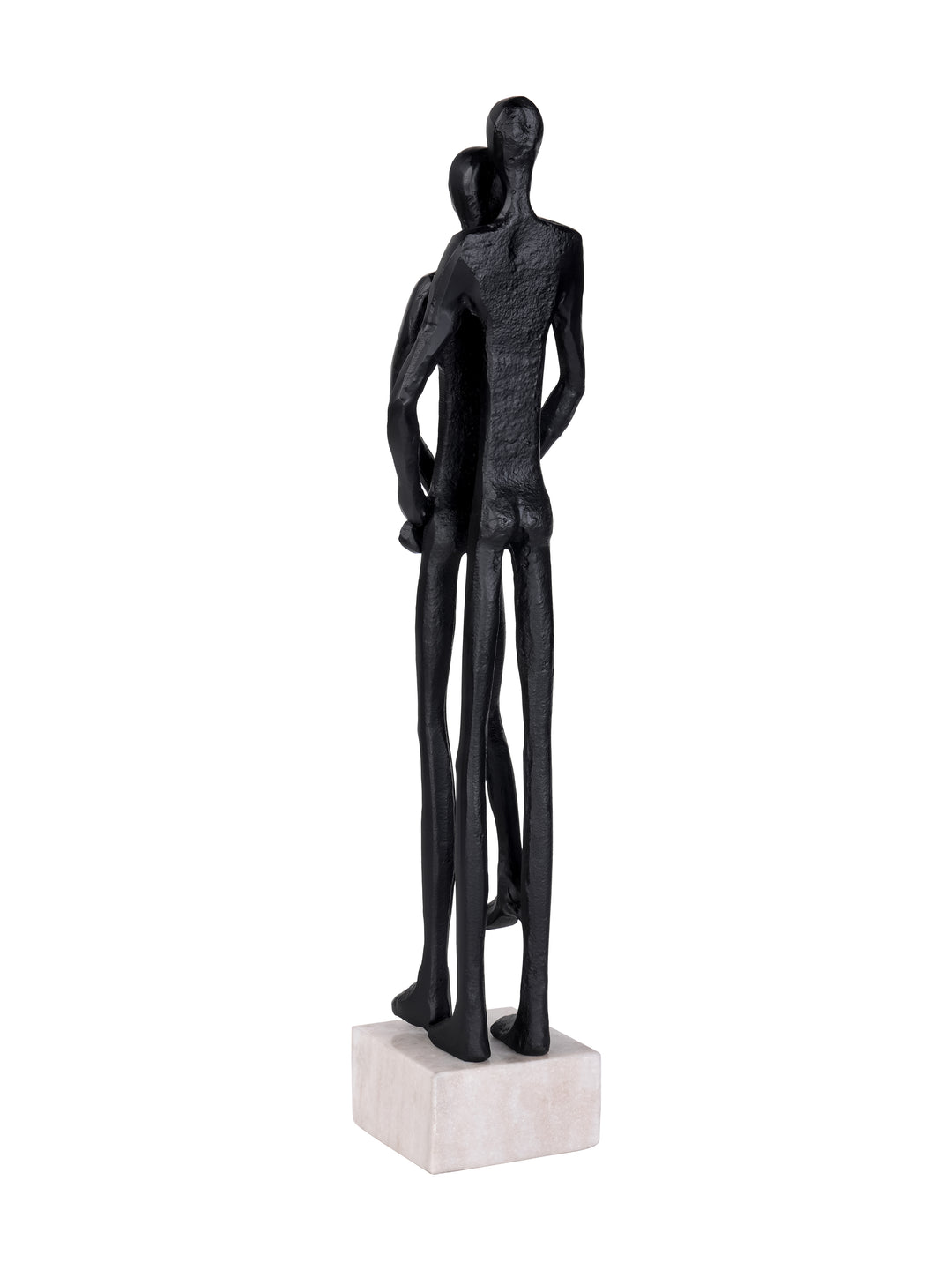 Embrace Couple Black Aluminium Sculpture