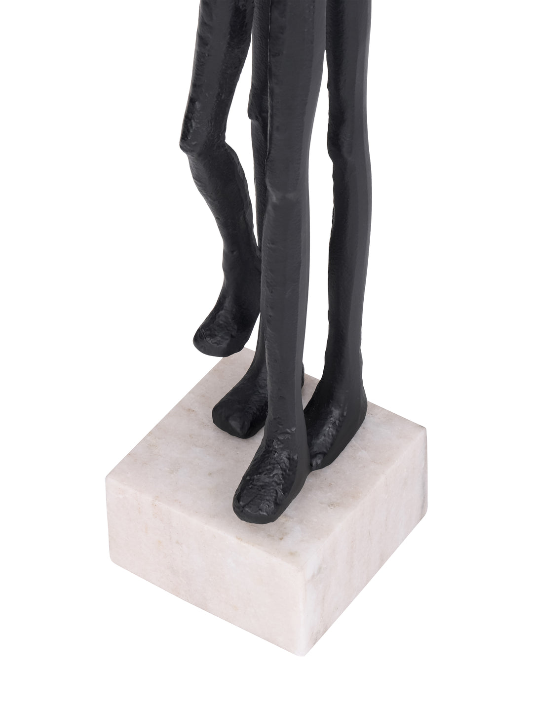 Embrace Couple Black Aluminium Sculpture