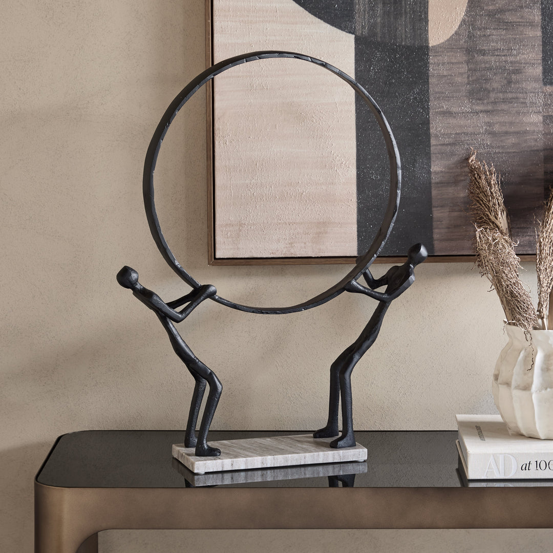 Balance Black Aluminium Sculpture