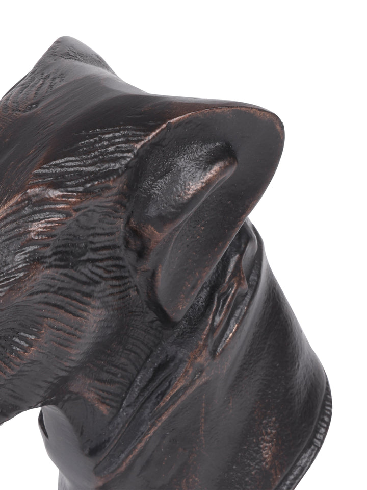 Caspian Antique Aluminium Greyhound Sculpture