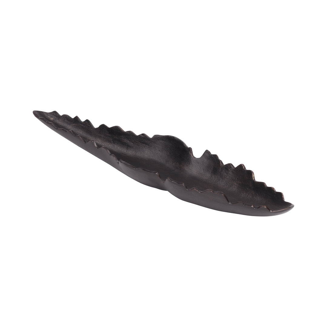 Maris Antique Black Aluminium Long Dish