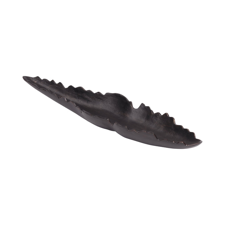 Maris Antique Black Aluminium Long Dish