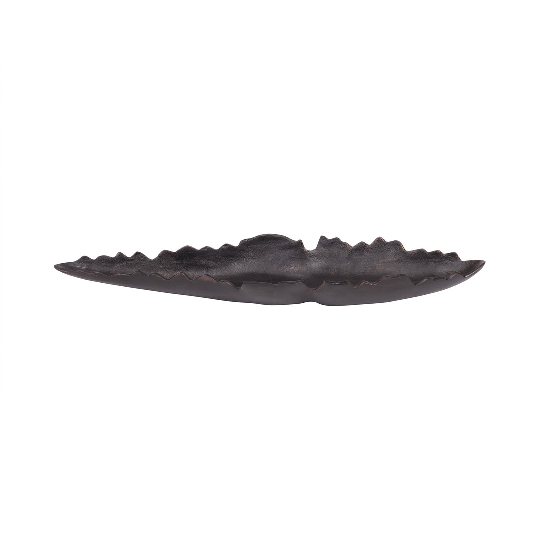 Maris Antique Black Aluminium Long Dish