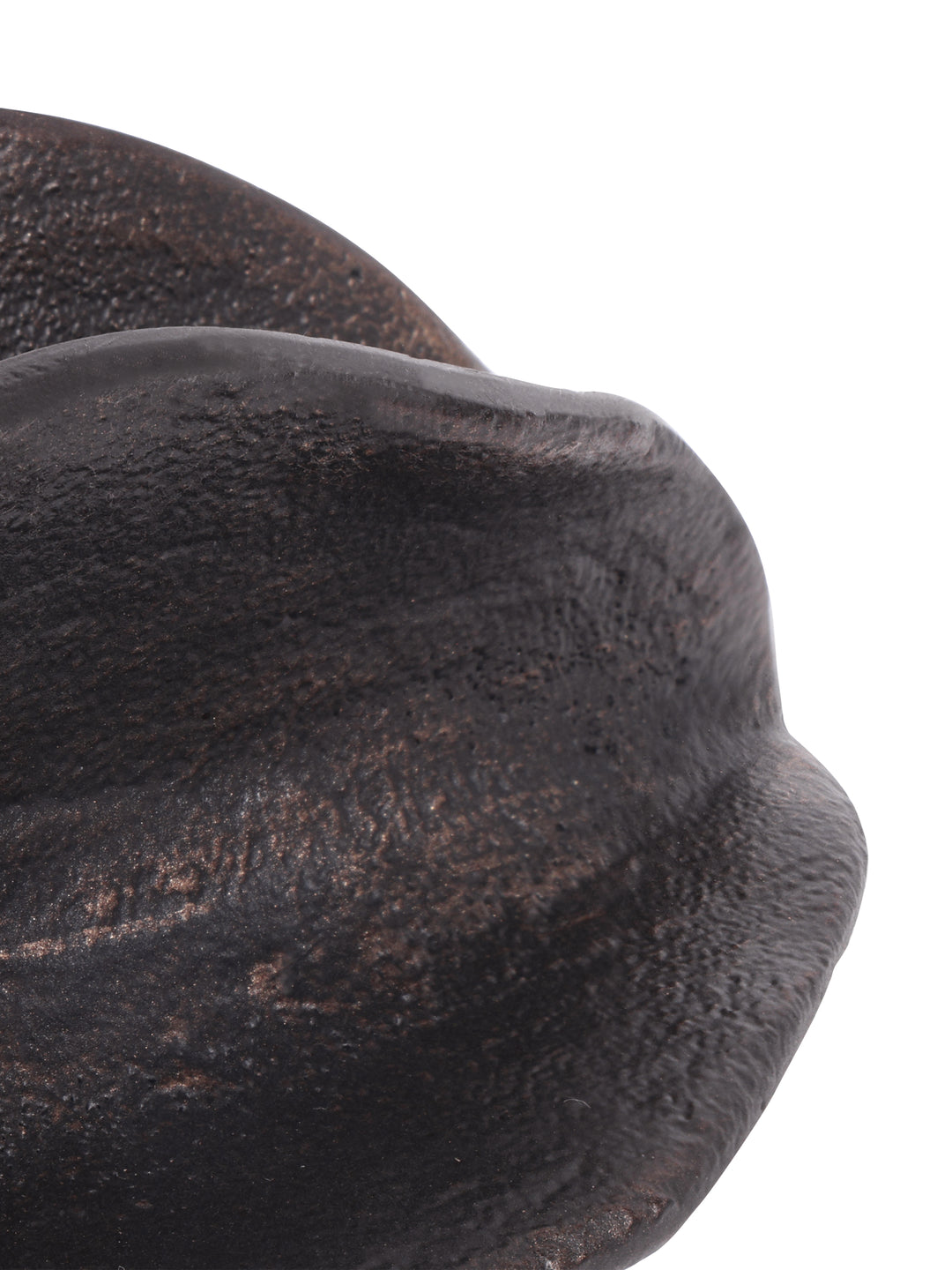 Maris Seed Pod Antique Black Aluminium Sculpture