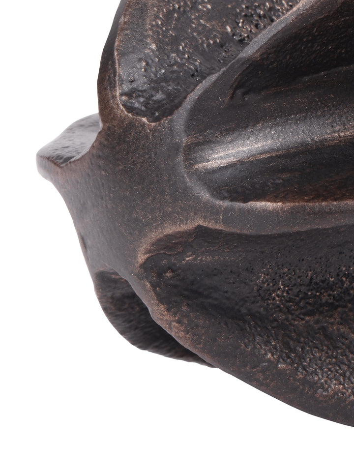 Maris Seed Pod Antique Black Aluminium Sculpture