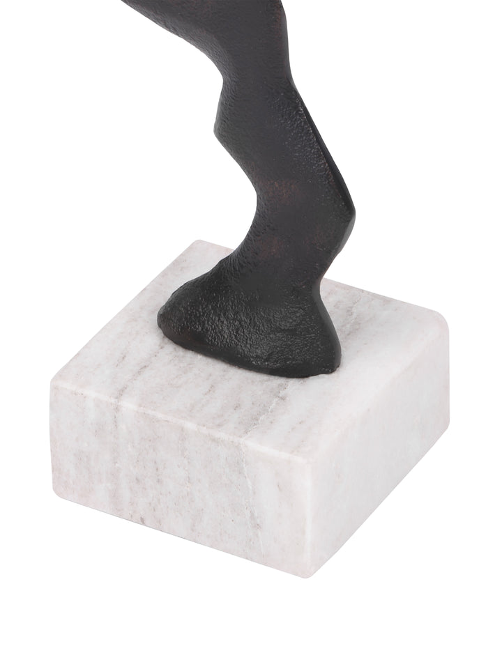 Pulse Antique Black Aluminium Sculpture