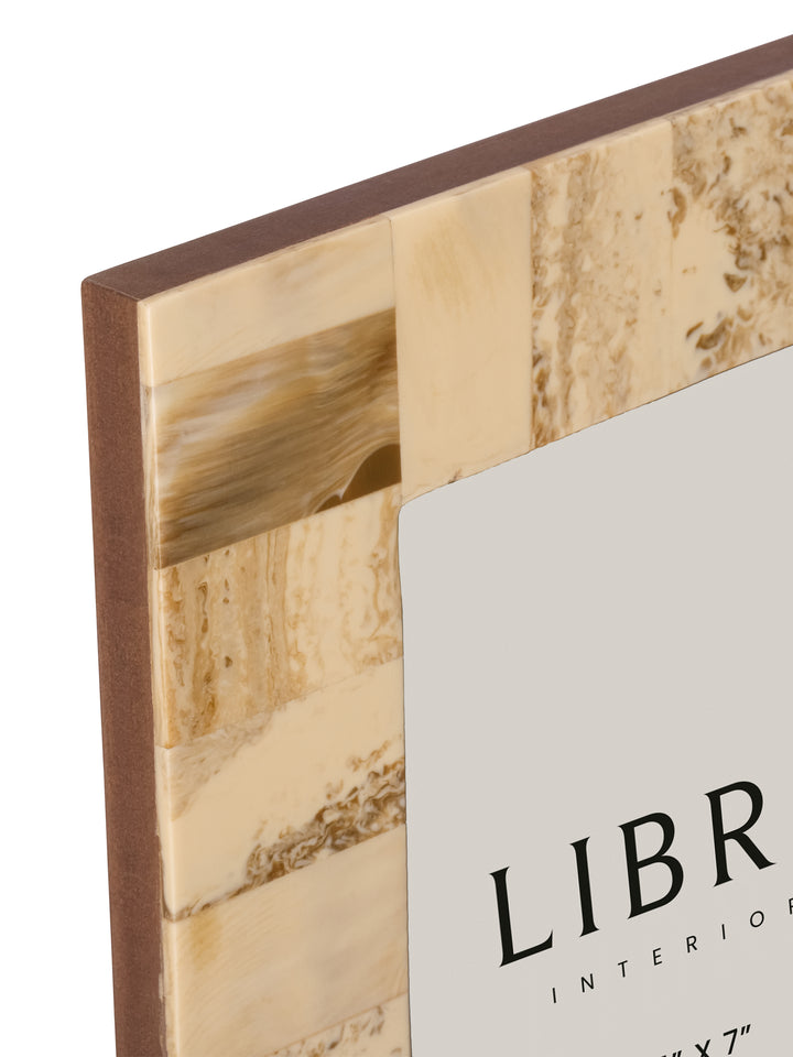 Arden 5x7 Burlwood Resin Photo Frame