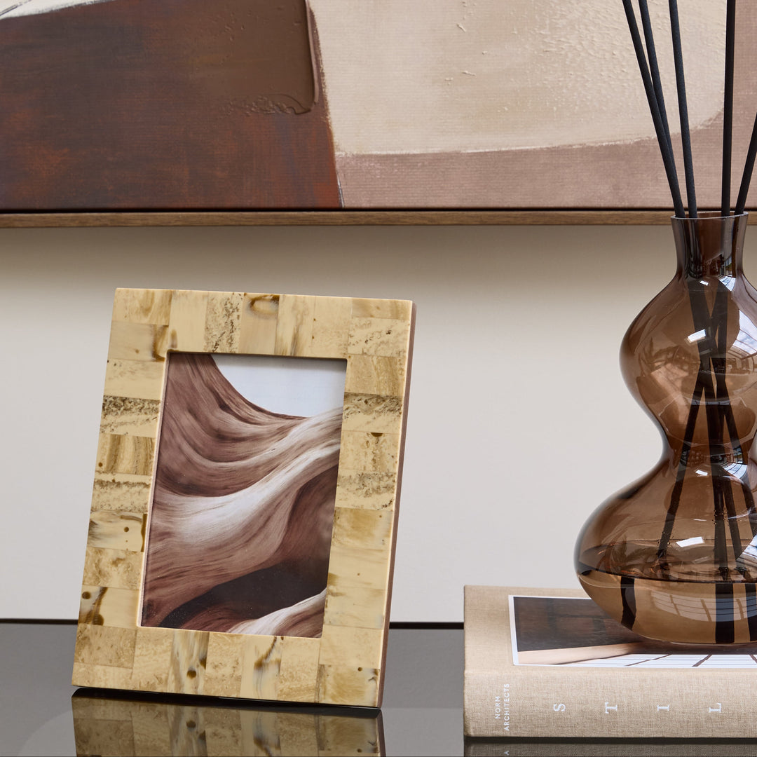 Arden 5x7 Burlwood Resin Photo Frame