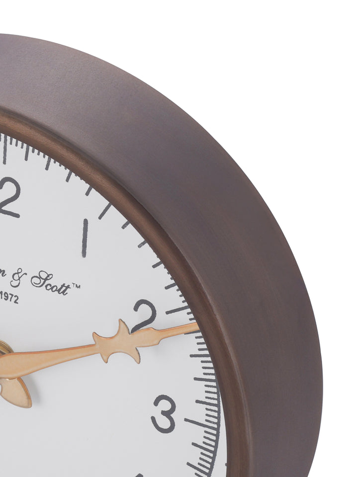 Belmont Aged Bronze & Gold Mantel Clock