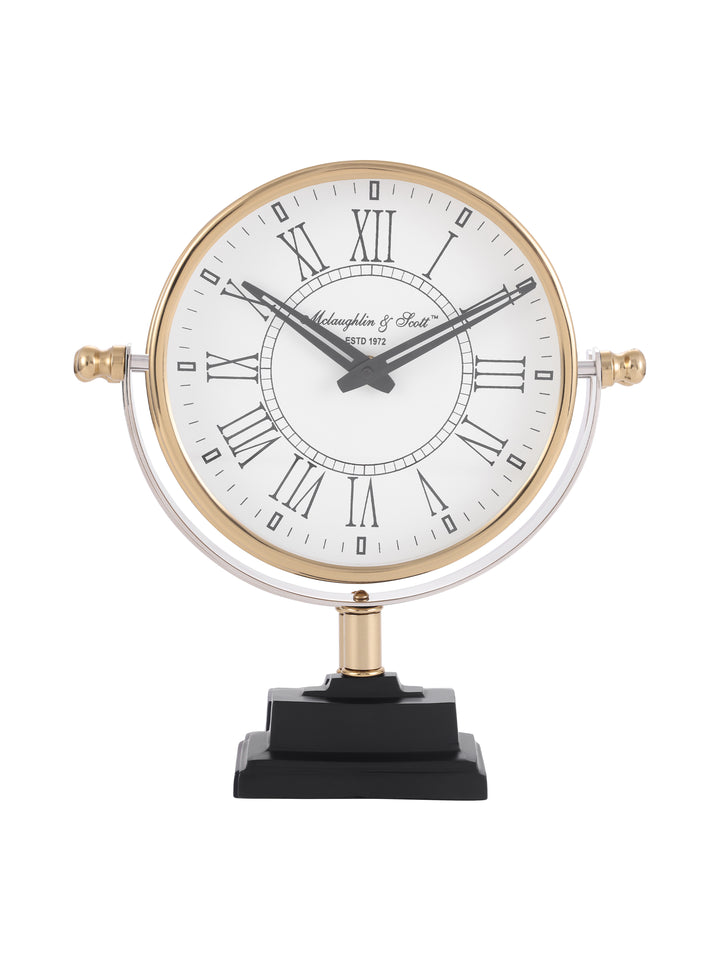 Raventon Gold Pivot Mantel Clock