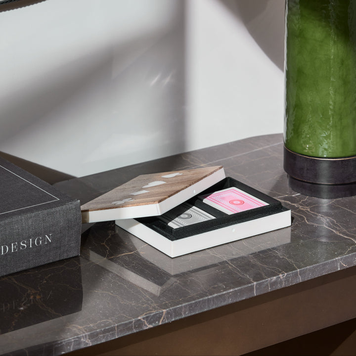 Maisey Wooden & Resin Card Box