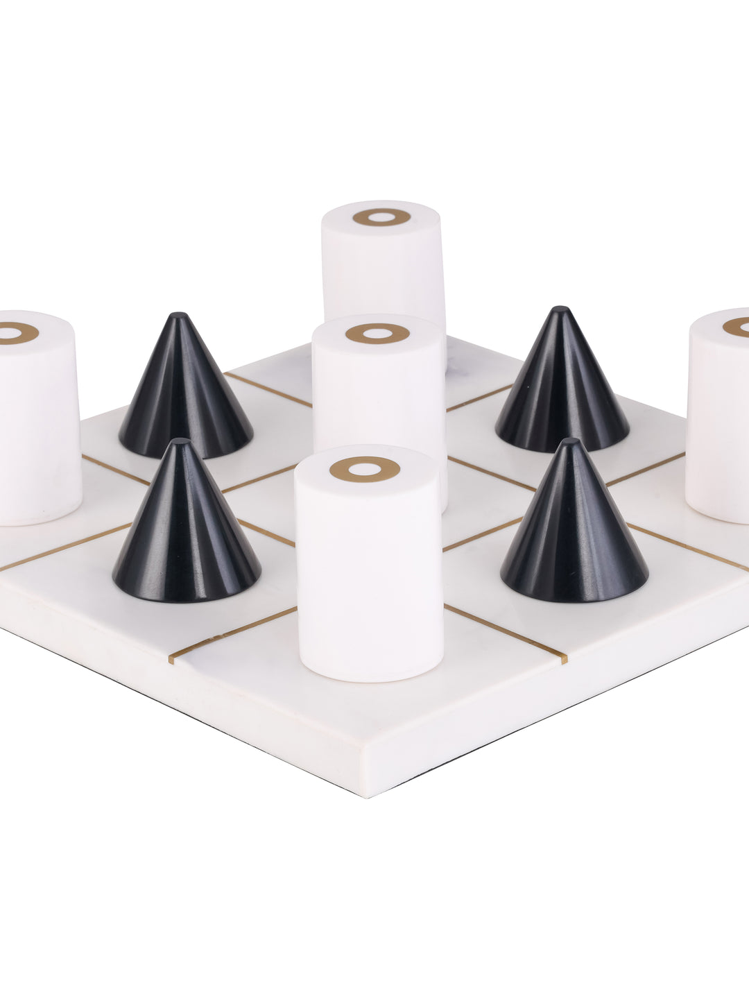 Montcliffe White Resin Naughts & Crosses Game